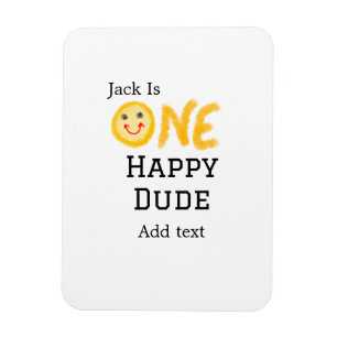 Ein glücklicher Typ 1 glücklicher Geburtstag Smile Magnet