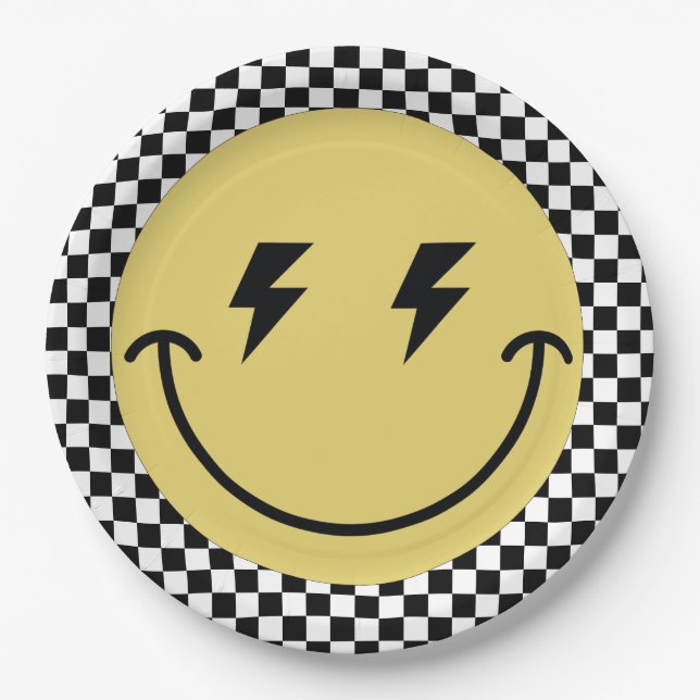 Ein glücklicher Typ | Jungen Krasse Kinder 1. Gebu Pappteller (Vorderseite)