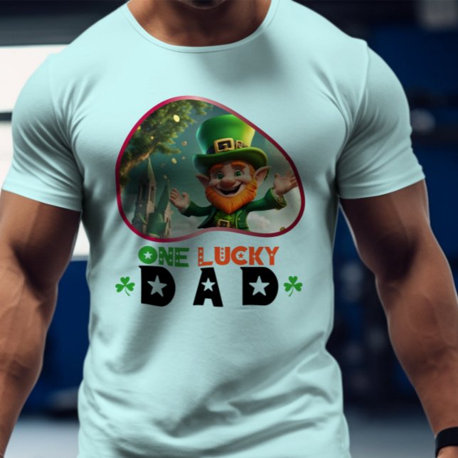 Ein glücklicher Vater - irisches Glück und Lachen T-Shirt (Von Creator hochgeladen)