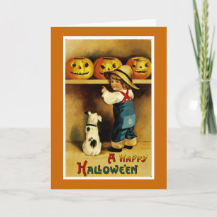 Ein glückliches Halloween Karte