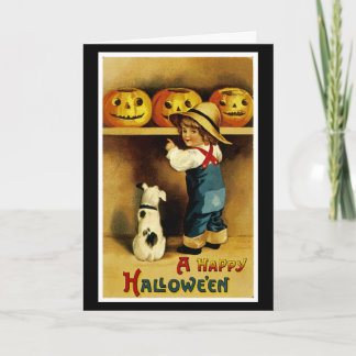 Ein glückliches Halloween Karte