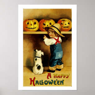 Ein glückliches Halloween Poster