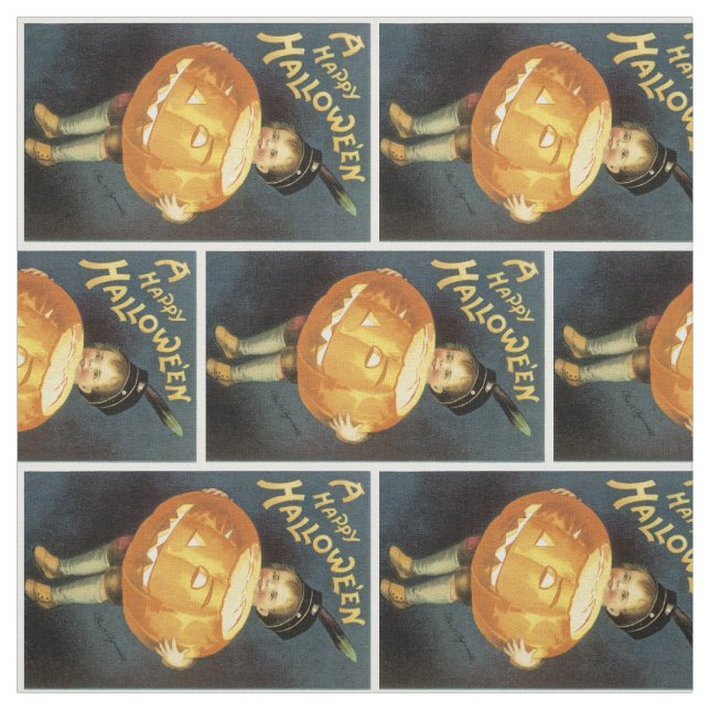 Ein glückliches Halloween Stoff (Muster)