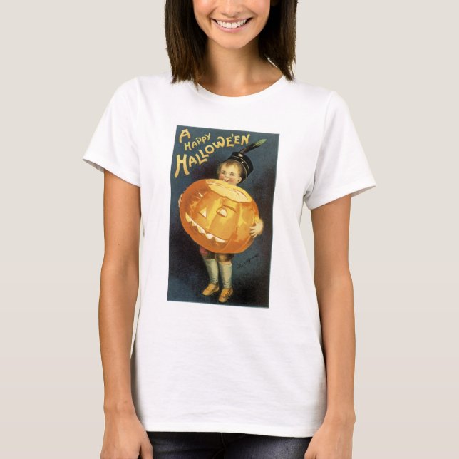Ein glückliches Halloween T-Shirt (Vorderseite)