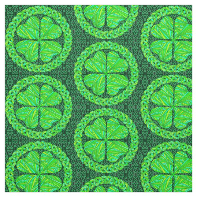 Ein glückliches keltisches stoff (Muster)