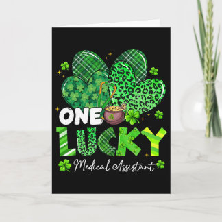 Ein glückliches medizinisches Instant-St.-Patricks Karte
