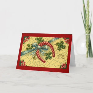 Ein glückliches neues Jahr 1911 Vintag Feiertagskarte