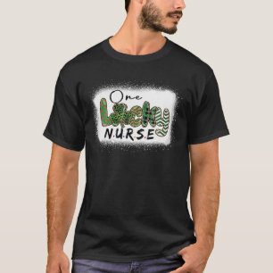Ein glückliches Nurse-Kleeblatt brach St Patrick f T-Shirt