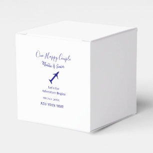 Ein glückliches Paar - Abenteuer beginnt Hochzeit Geschenkschachtel