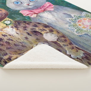 Ein glückliches Paar   Louis Wain   Sherpadecke