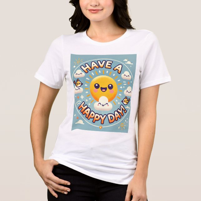 ein glückliches Shirt (Vorderseite)