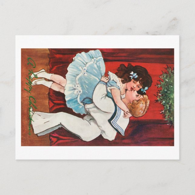 Ein glückliches Weihnachten (1905) Postkarte (Vorderseite)