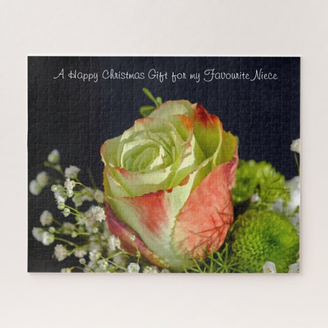 Ein glückliches Weihnachtsgeschenk für mein Nichte Puzzle (Horizontal)