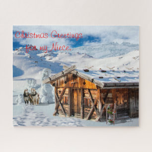 Ein glückliches Weihnachtsgeschenk für meine Nicht Puzzle