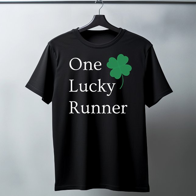 Ein Glücksläufer, St. Paddy's Day 5K, Running Gesc T-Shirt (Von Creator hochgeladen)
