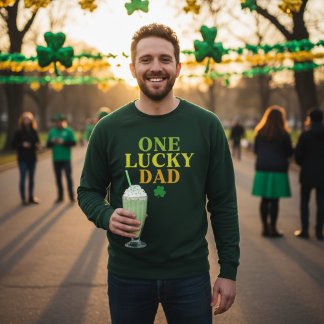Ein Glückspapa | St. Patrick's Day Geschenk für Vä Sweatshirt