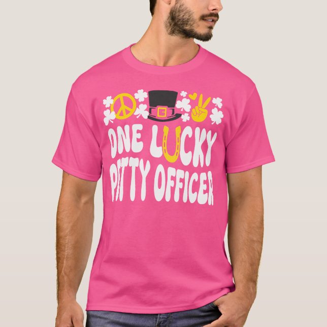 Ein Glückspettyoffizier T-Shirt (Vorderseite)