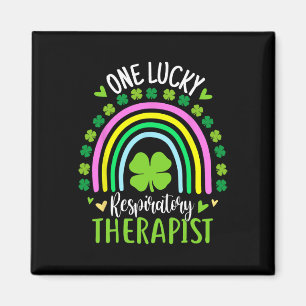 Ein Glückspilz Atemtherapeut Regenbogen St. Patric Magnet