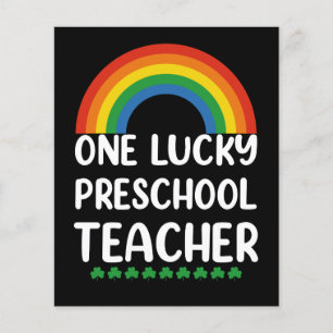 Ein Glückspilz im Kindergarten am St. Patrick's Da