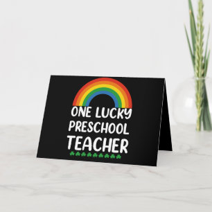 Ein Glückspilz im Kindergarten am St. Patrick's Da Dankeskarte