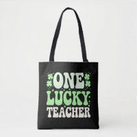 Ein Glückspilz-Lehrer Groovy Retro-Lehrer St. Patr