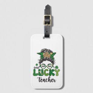 Ein Glückspilz-Lehrer - St. Patrick's Day Gepäckanhänger