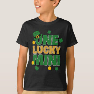 Ein Glückspilz Mini St. Patricks Day Retro Groovy T-Shirt