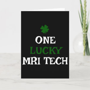 Ein Glückspilz Mri Tech St. Patrick's Day Lustig I Karte