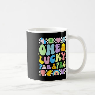 Ein Glückspilz-Parapro St. Patrick's Day Hilfskraf Kaffeetasse