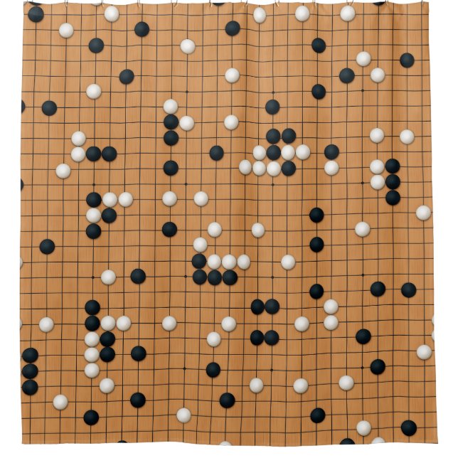 Ein Go-Spiel Duschvorhang (Vorderseite)