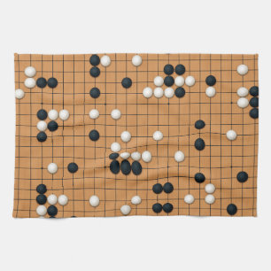 Ein Go-Spiel Geschirrtuch