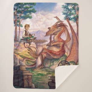 "Ein goldener Nachmittag" Mittlere Sherpa-Decke Sherpadecke