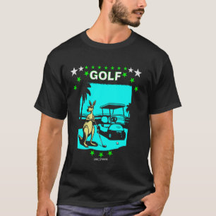 EIN GOLFENDES KÄNGURU  LUSTIGE GOLF-TIERE T-Shirt