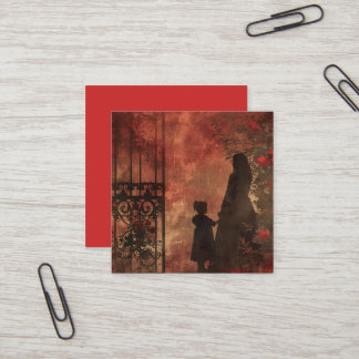 Ein Gothic-Mother-Series-Design #3 Quadratische Visitenkarte
