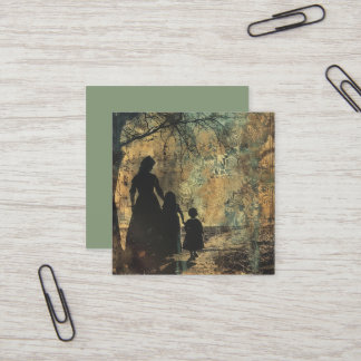 Ein Gothic-Mother-Series-Design #9 Quadratische Visitenkarte
