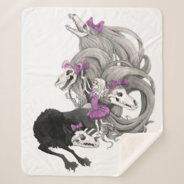 Ein gotisches Mädchen und ihre Dunkelheit: Sherpadecke