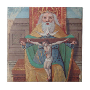 Ein Gott Heilige Dreifaltigkeit in Herrlichkeit Fliese