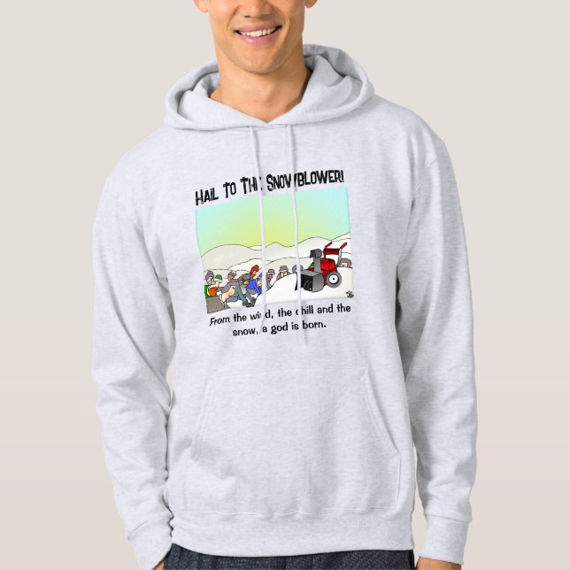 Ein Gott ist der Geborene Mensch Hoodie (Vorderseite)