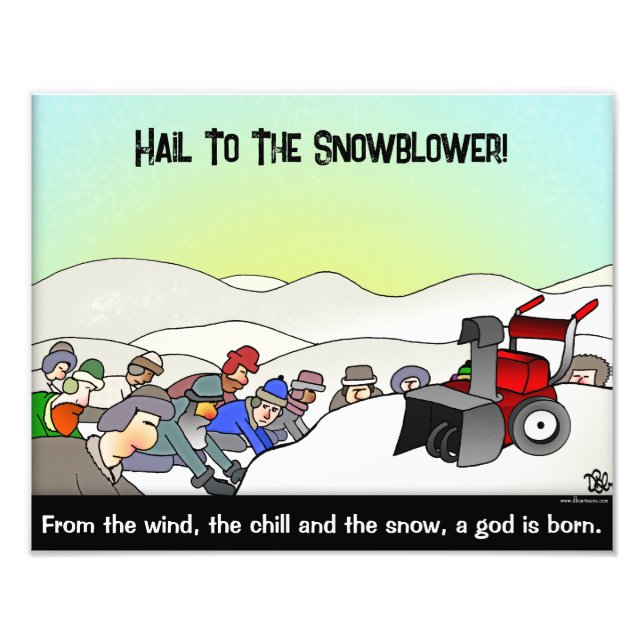 Ein Gott ist Geboren Fotodruck (Vorne)