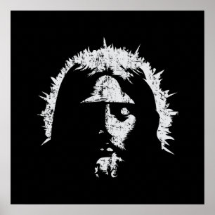 Ein Gott   Jesus' Gesicht Poster