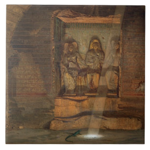 Ein Grab an EL-Kab, eine von 24 Illustrationen Fliese