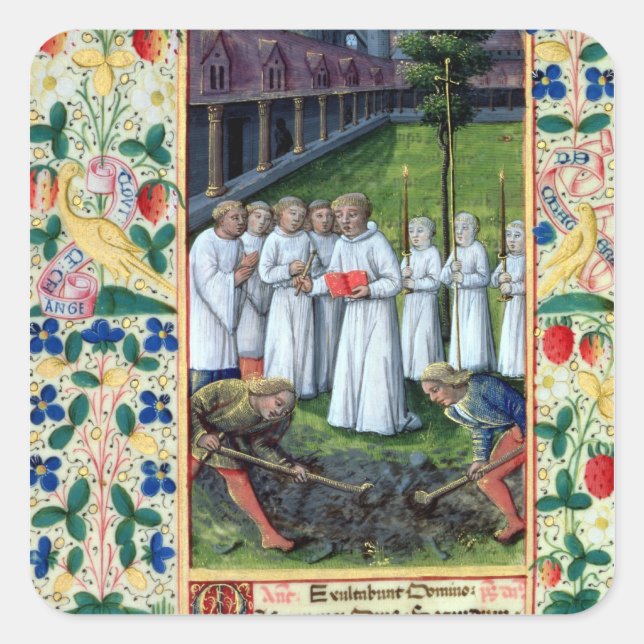 Ein Grab Quadratischer Aufkleber (Vorderseite)