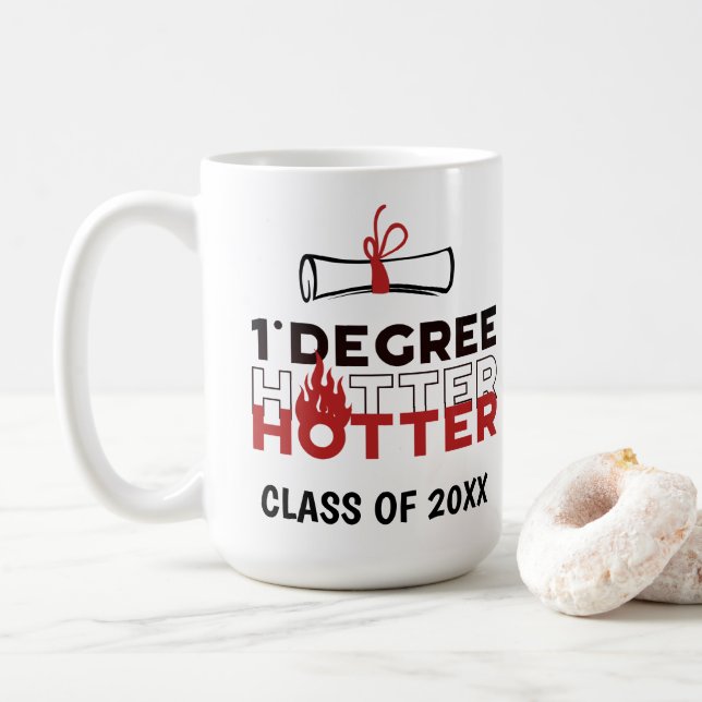Ein Grad Hotter-Abschluss Kaffeetasse (Mit Donut)