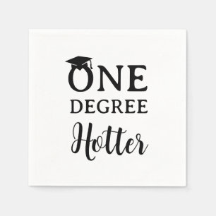 Ein Grad Hotter Abschluss weiß Serviette
