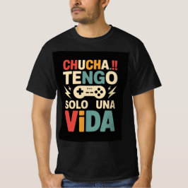 Ein grafisches Design mit dem Text Chucha!! -TENGO T-Shirt