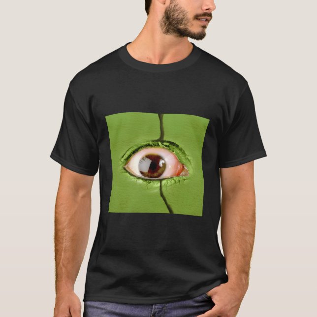 Ein graues Auge sieht mich an T-Shirt (Vorderseite)