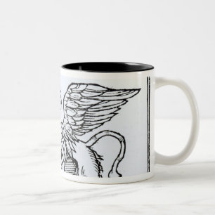 Ein Greif Zweifarbige Tasse
