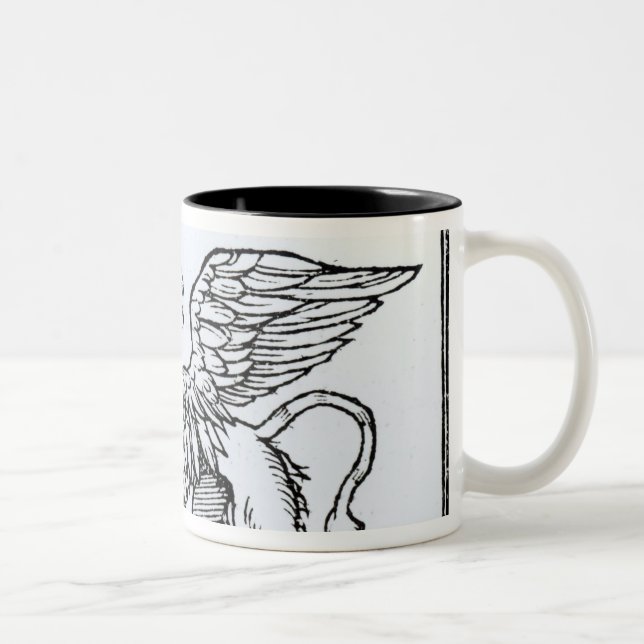 Ein Greif Zweifarbige Tasse (Rechts)