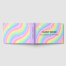 Ein Groovy-Jahr Retro-Pastell-Regenbogen 1. Geburt