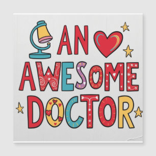 Ein großartiger Arzt. Dankeschön-Geschenk Magnetkarte